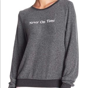 Wildfox Never on Time Sweatshirt